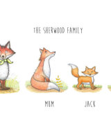 unframed fox print