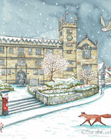Shrewsbury library in Winter
