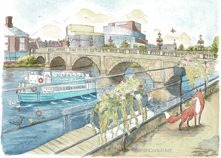 Welsh bridge Shrewsbury