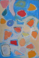 fruit salad on the beach 40 x 32cm