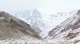 Valley and Distant Yak