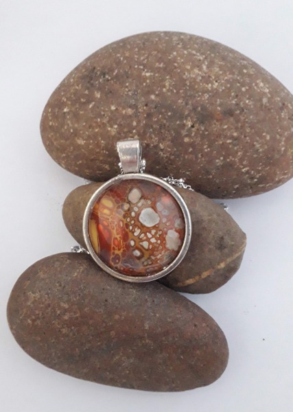 Copper, Gold Pendant
