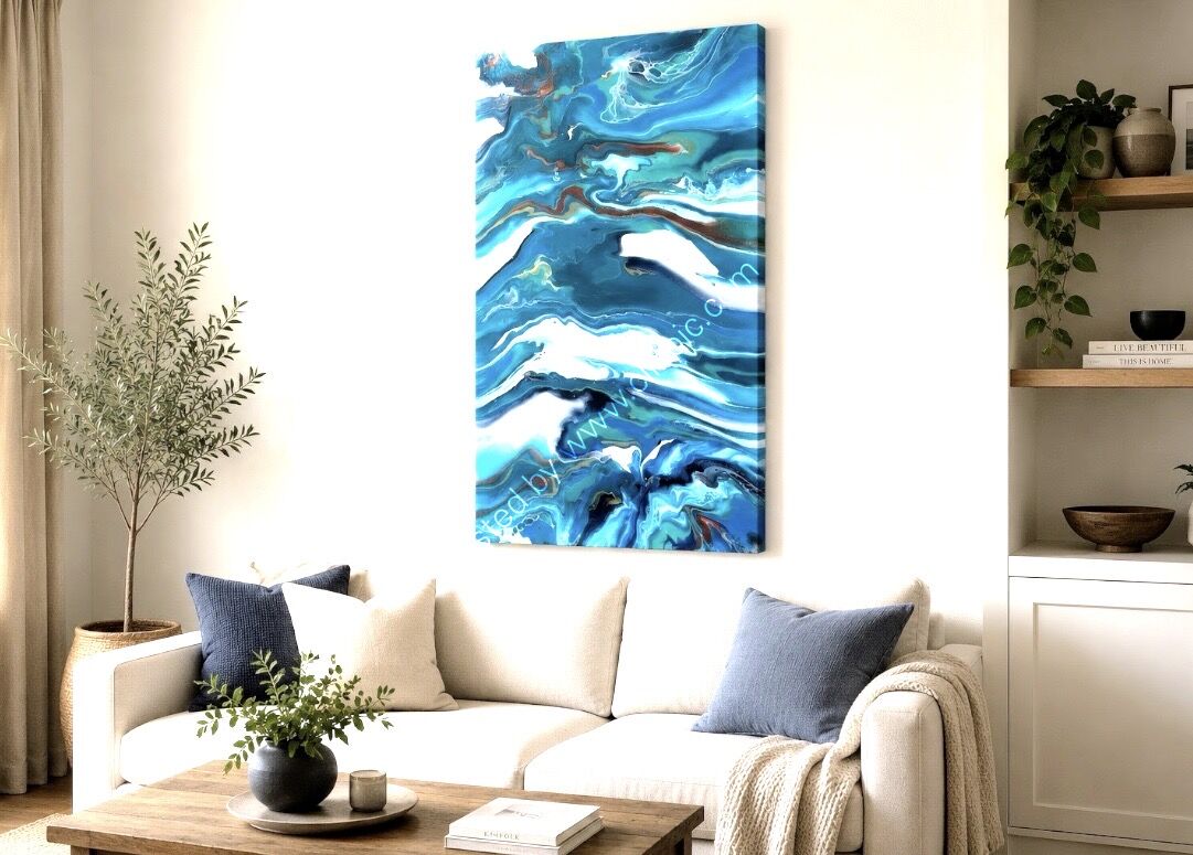 Distant Shores on wall