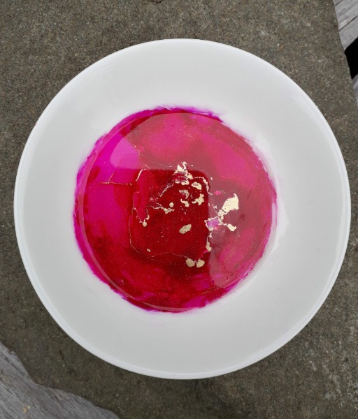 Pink & Gold Trinket Dish