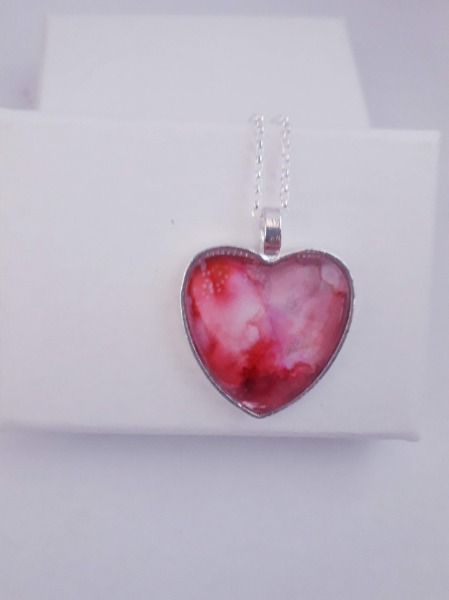 Pink Heart Pendant