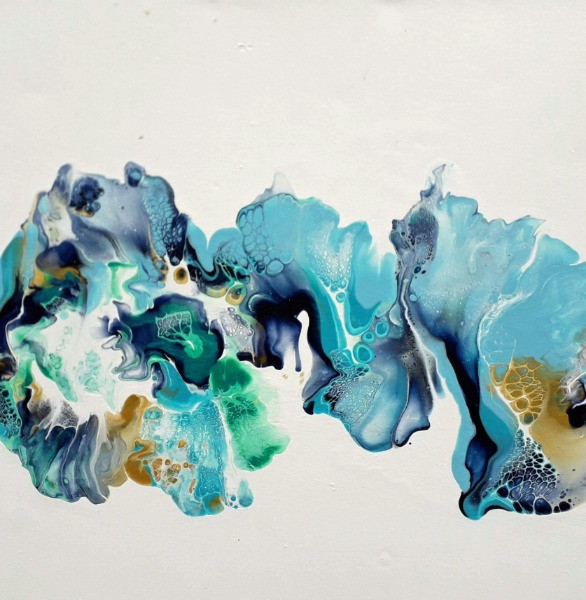 Original Fluid Acrylic & Resin Paintings