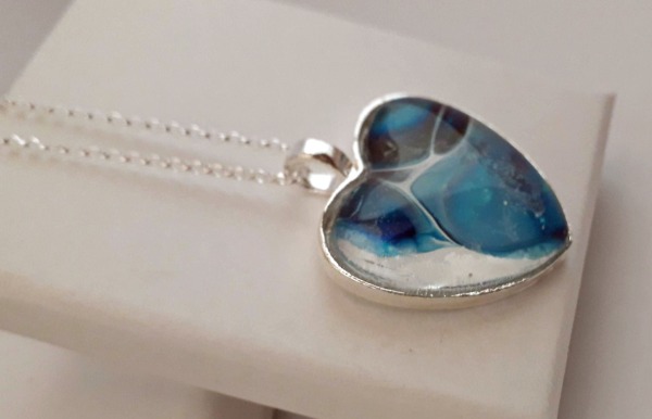 Blue Heart Pendant