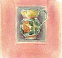 Apricot Jug Watercolour_SallyBarton_ApricotJug