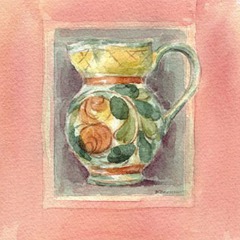 Apricot Jug Watercolour_SallyBarton_ApricotJug