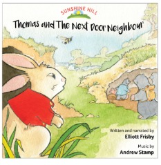 Cover for Monkeynut Audiobook watercolour illustration_sally barton_childrenstory_BeatrixPotterstyle
