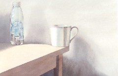 Still Life: Cup & Bottle SallyBarton_Cup&bottle_watercolour_stilllife