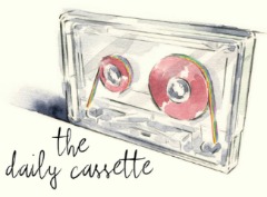 'The Daily Cassette' The Daily Cassette_Watercolour_SallyBarton_Music_Cassette