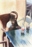 In the Sun, Benson Waterfront SallyBarton_watercolour_BensonWaterfront