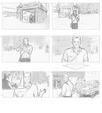 From a series of storyboards for Intuit, London