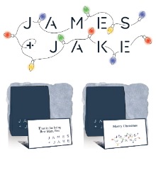 James & Jake. Promotional illustrations James&Jake_digitalillustration_ChristmasLights_SallyBarton