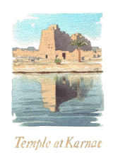 Balberry. Children's non-fiction watercolour illustration_sally barton, Karnac, temple_Balberry