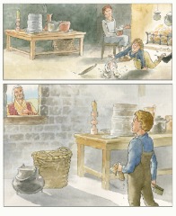 'The King's Story' watercolourillustration_sallybarton_childrensfiction_TheKingsStory