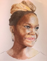 Portrait of Strictly dancer: Oti Mabuse pencil_portrait_sallybarton_OtiMabuse_Strictly