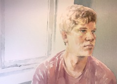 Tom. February 2021 portrait_watercolour_covid_SallyBarton