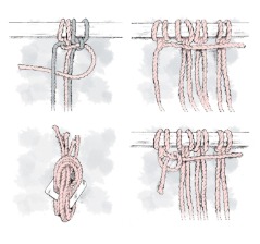 'How to' illustrations for Wool Couture pencil_illustration_SallyBarton_WoolCouture_instructions