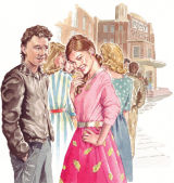 illustration for 50's themed book illustration_sally barton_Fifties illustration_watercolour