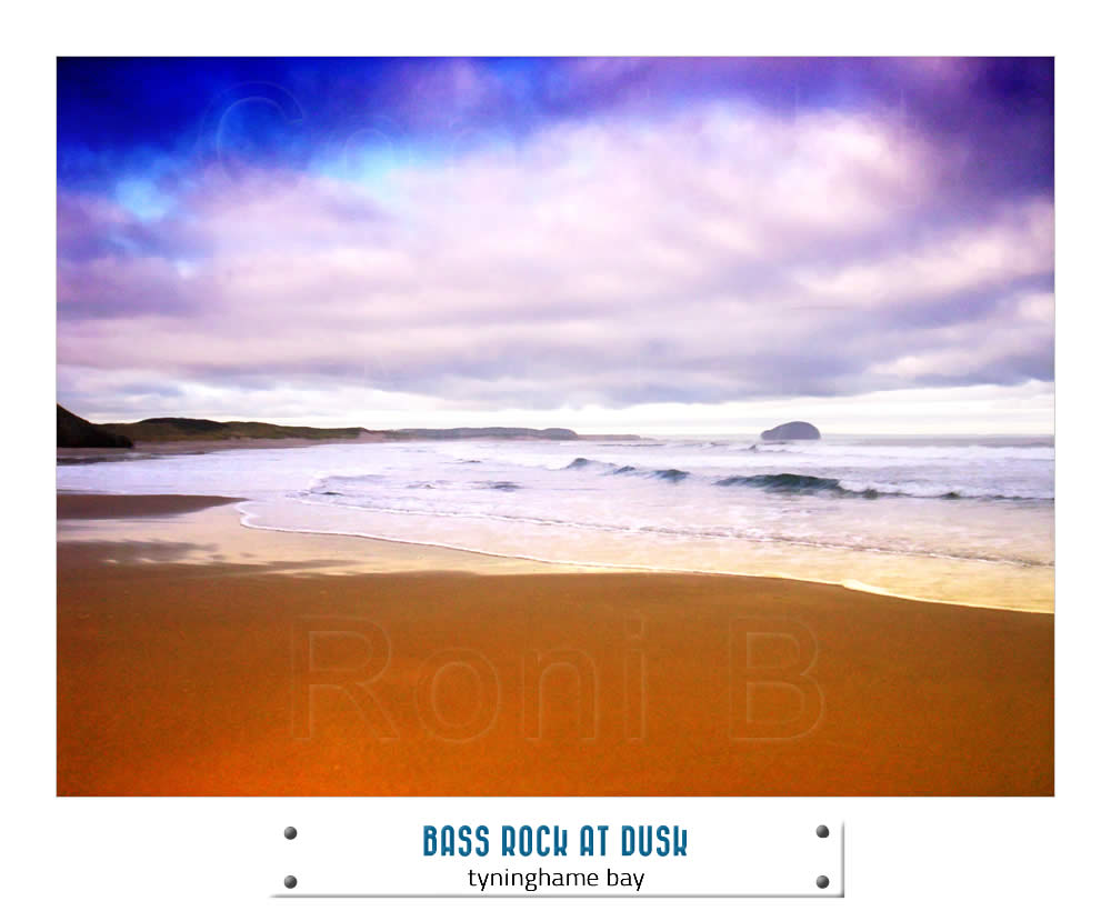 BASS ROCK AT DUSK