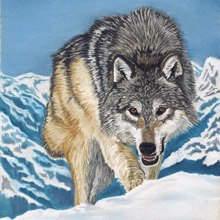 Return of the Wolf Print