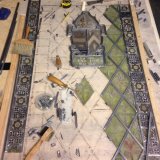 Re-glazing pressed quarry window