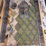 Re-glazing pressed quarry window