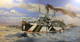 US Coast Guard Manning off Gibraltar 1918 SOLD WW1 US Warships US Coast Guard vessels