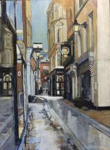 Bow Lane London - After Rain - February
