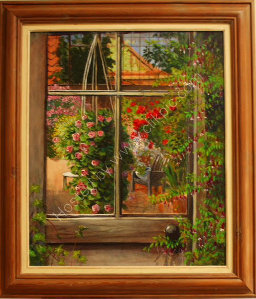 Through the Greenhouse Door SOLD