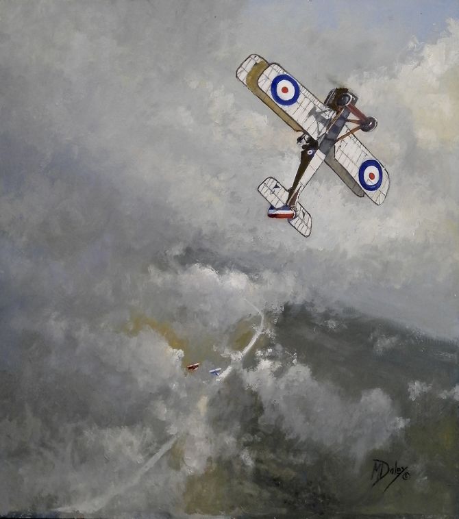 The Hawk Descending . Exhibited at the Mall Galleries London from 22 July 2019. Price as per catalogue.