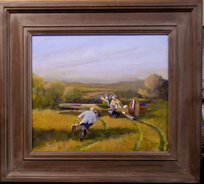 It's OK Doc he's asleep SOLD at the GAvA summer exhibition 2016