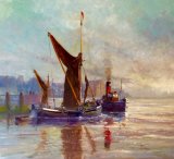 SOLD Slack Water - Light Airs - at Cotswold Galleries Stow on the Wold
