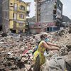 Kathmandu, Nepal earthquake aftermath.