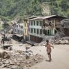 Nepal earthquake aftermath.
