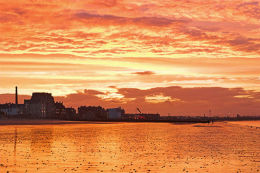 Autumn Sunset, Portobello Beach