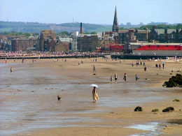 Lady with Umbrella, Portobello Beach