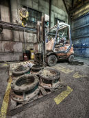 Fork Lift Truck in Fitting shop