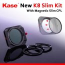 Kase K8 Kit - K100-X 100mm system holder - including 86mm magnetic polarising filter and adaptor rings