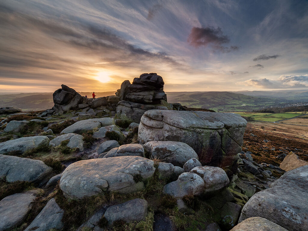 Over Owler evening light