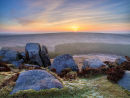 Sunrise over Burbage from Higger Tor