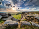 Evening light at Robin Hood's cave