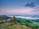 113 Summer dawn on Curbar Edge