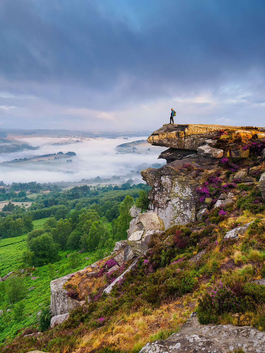 118 Summer sunrise on Curbar Edge