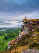 118 Summer sunrise on Curbar Edge