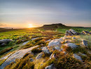 Sunset over Higger Tor from Carl Wark