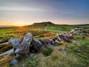 Summer sunset over Higger Tor from Carl Wark