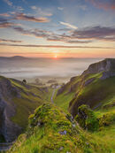 60. Sunrise on Winnats Pass